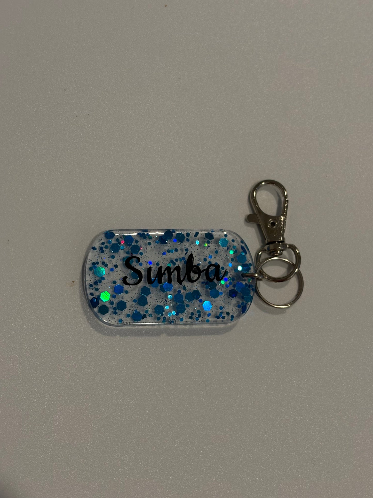 pet tag and keychain