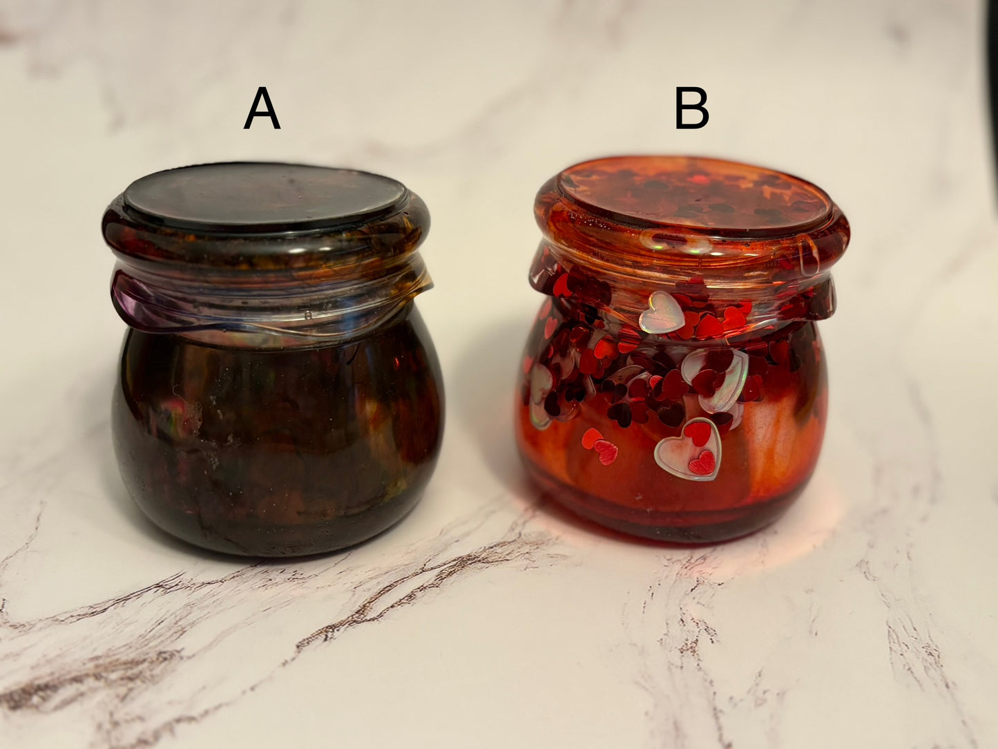 Resin Trinket Jar with Lid