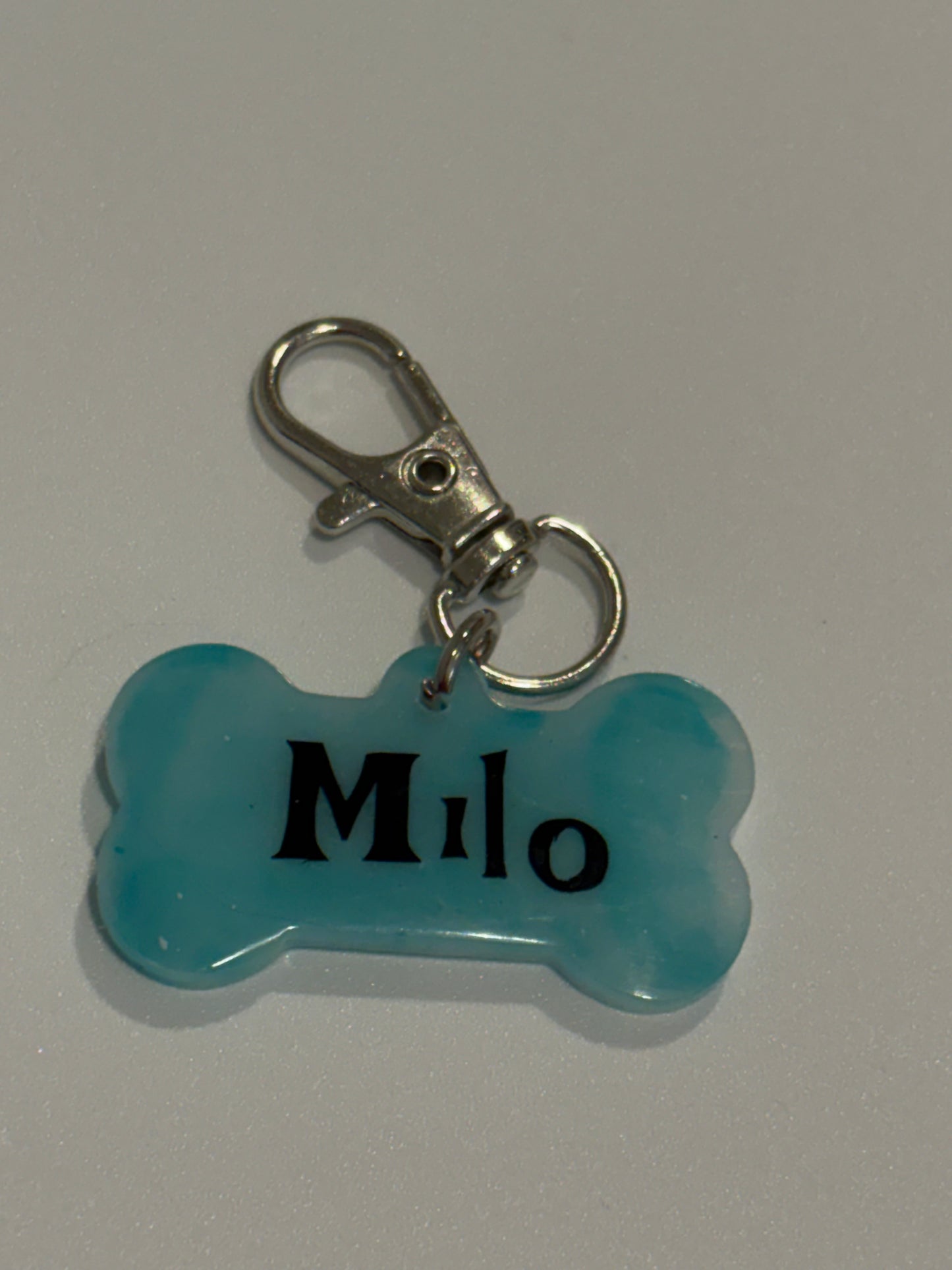 Small bone dog tag