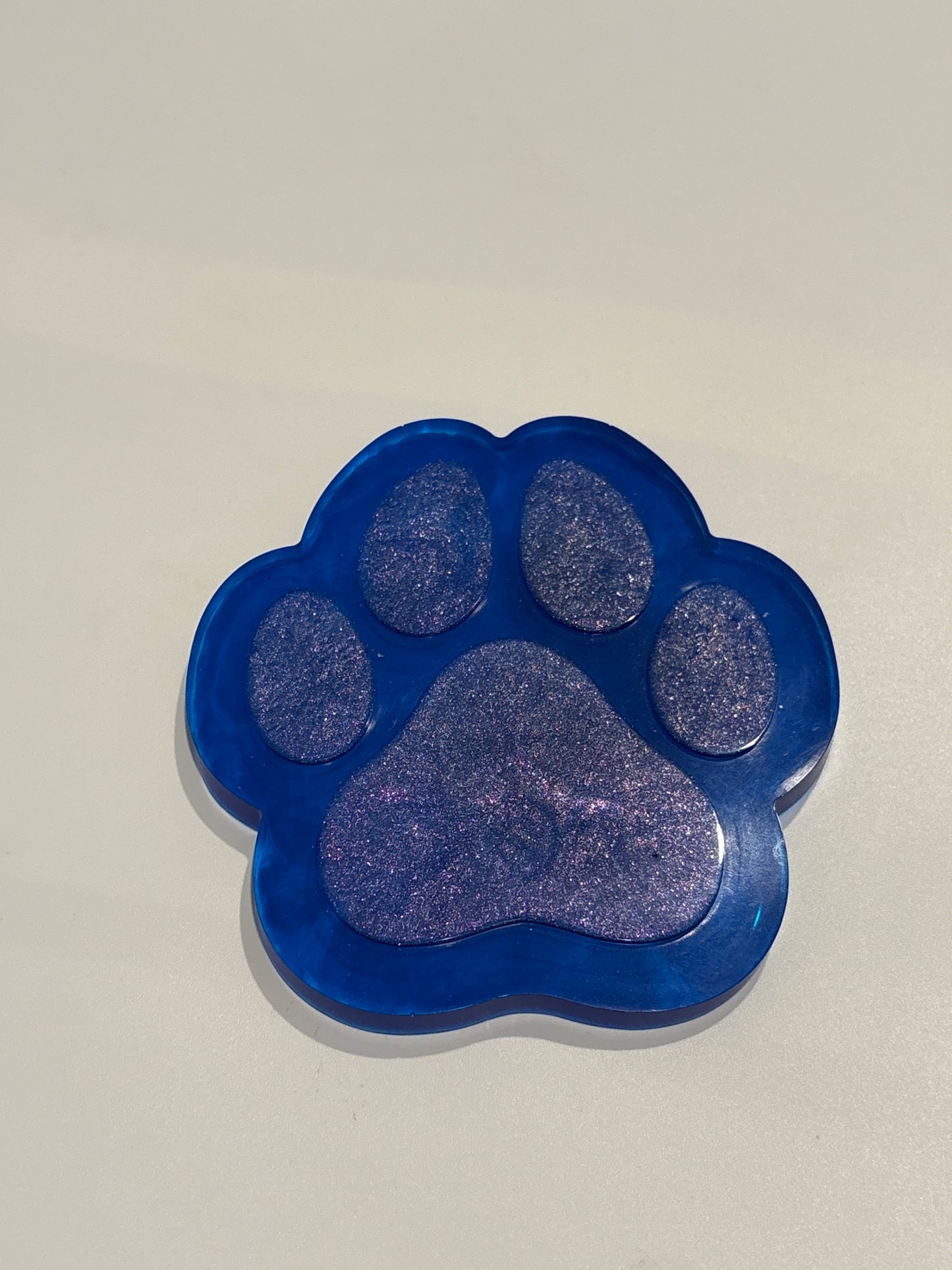 Paw print coaster