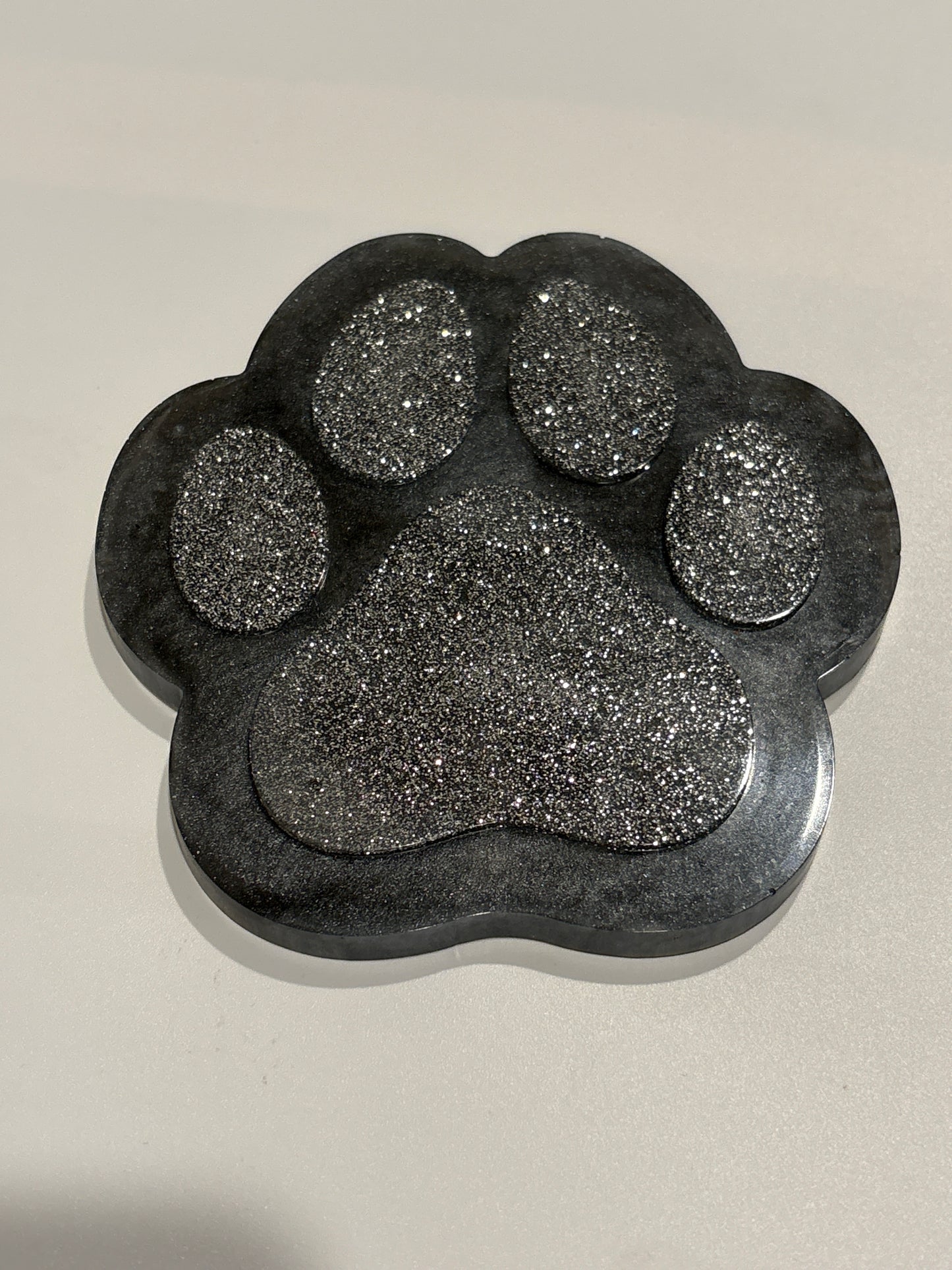Paw print coaster