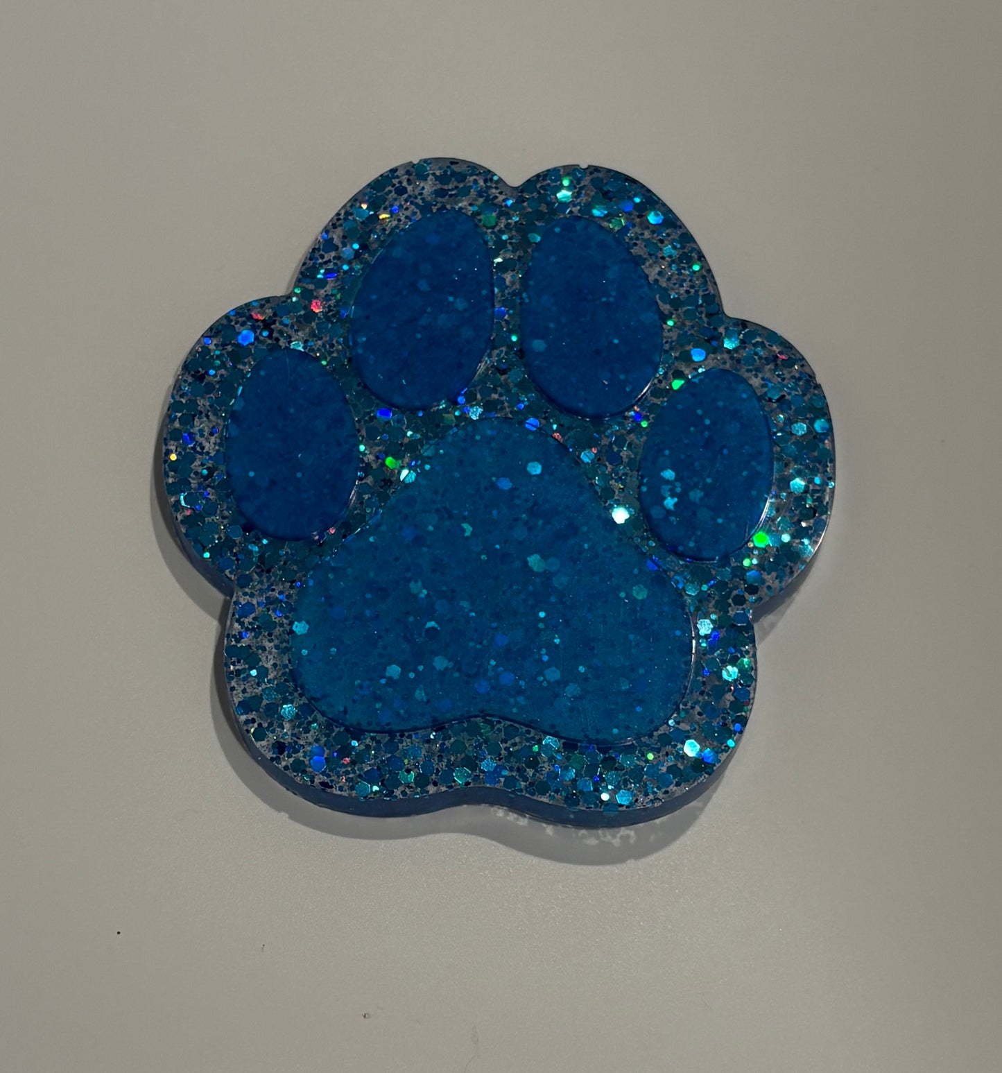 Paw print coaster