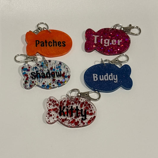 large fish cat tag