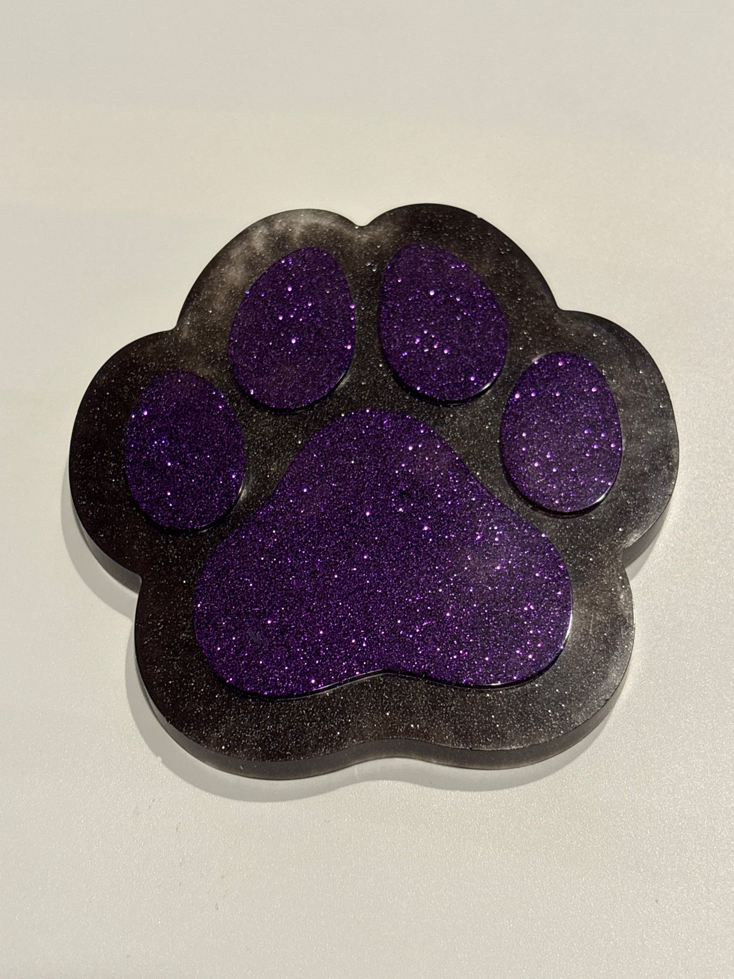 Paw print coaster