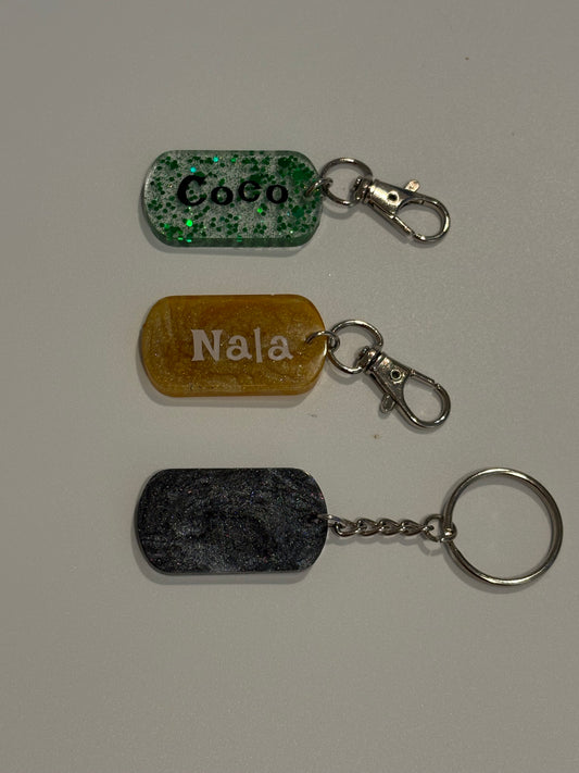Pet tag and keychain
