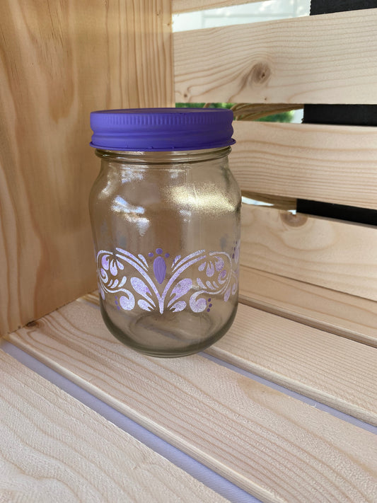 Whimsical mason jar