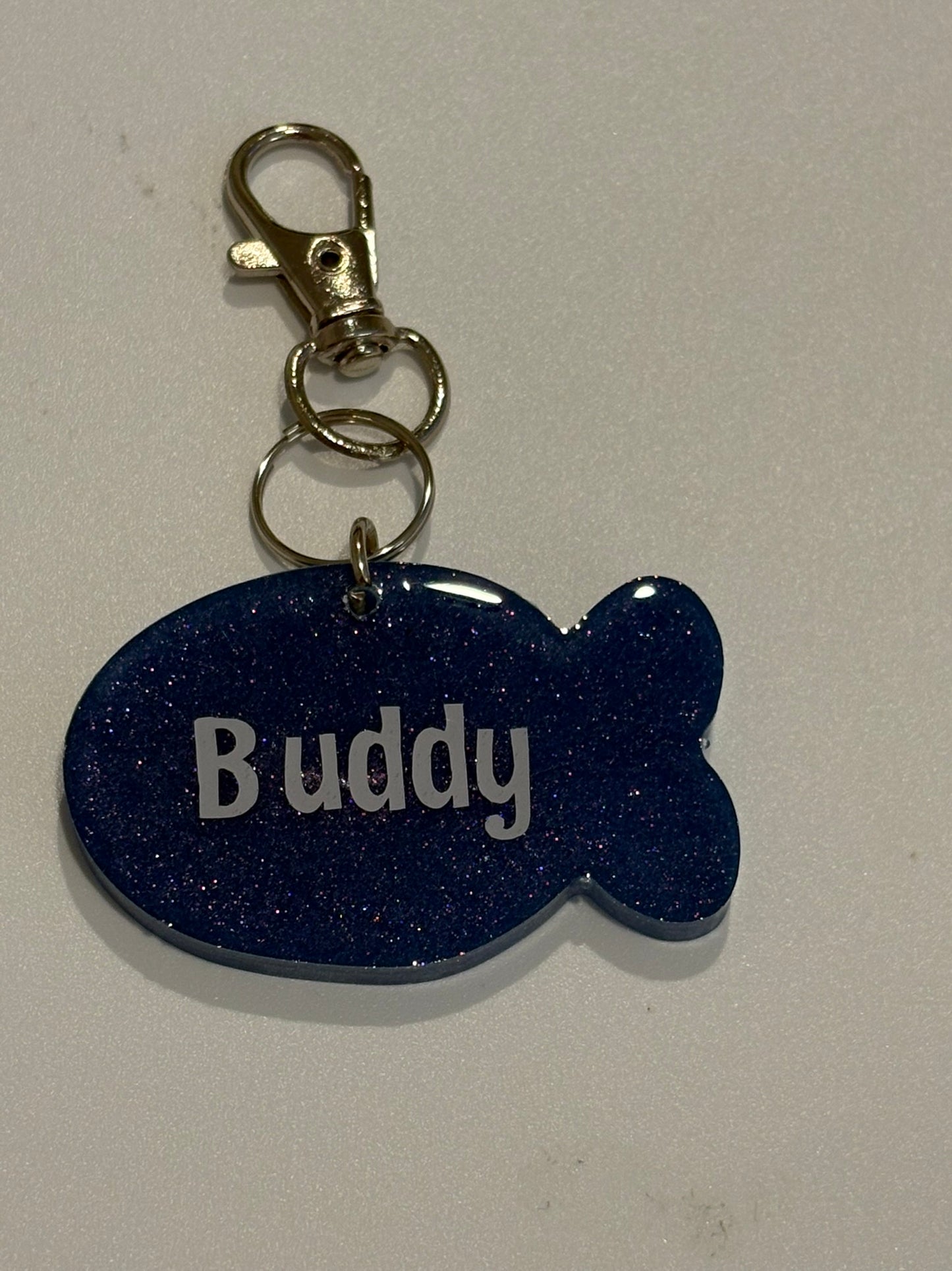 large fish cat tag