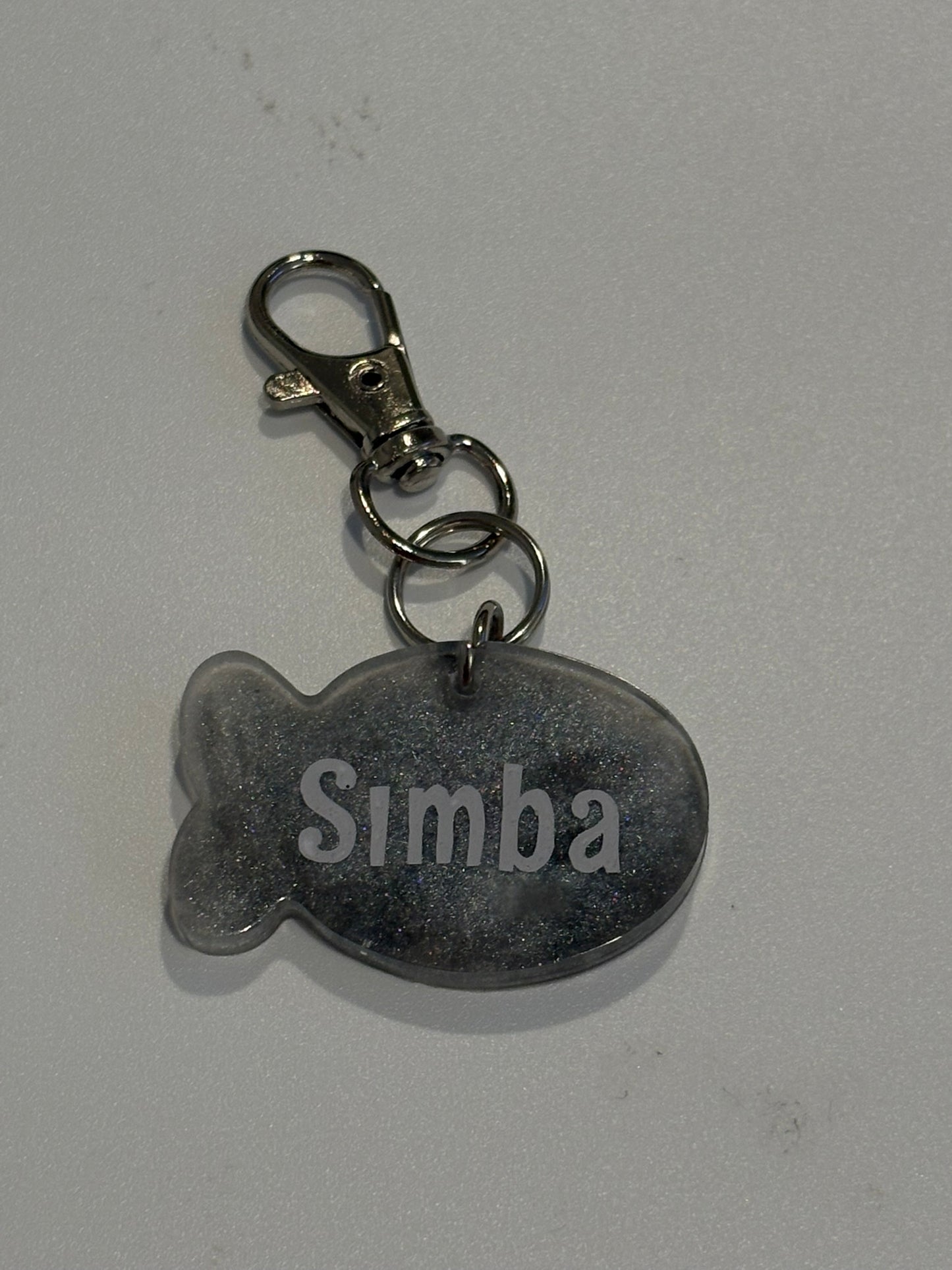 small fish cat tag