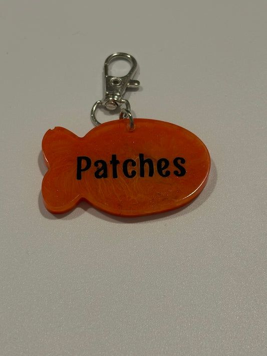 large fish cat tag