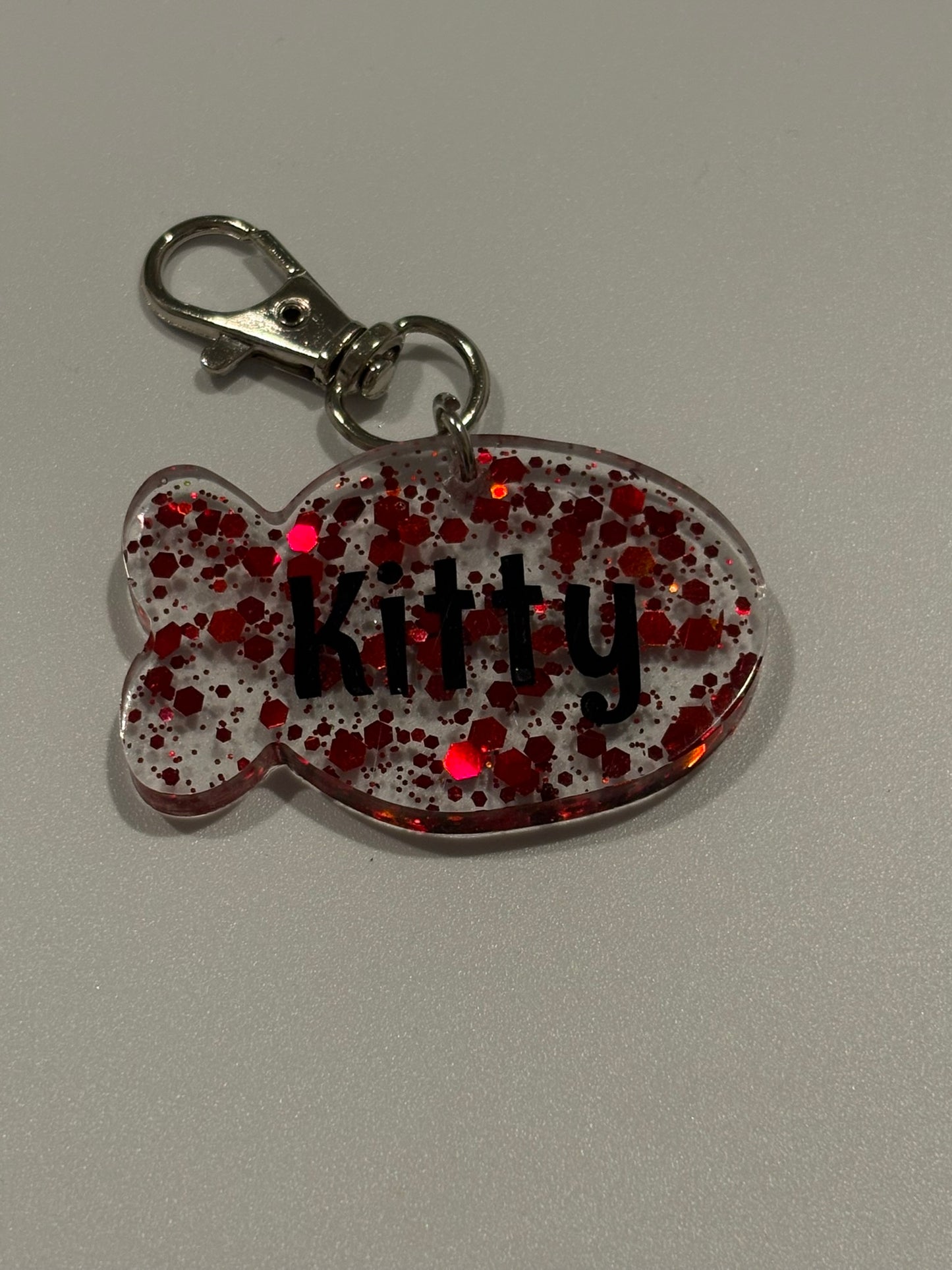 large fish cat tag